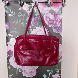 HOBO Berry Colored Purse EUC